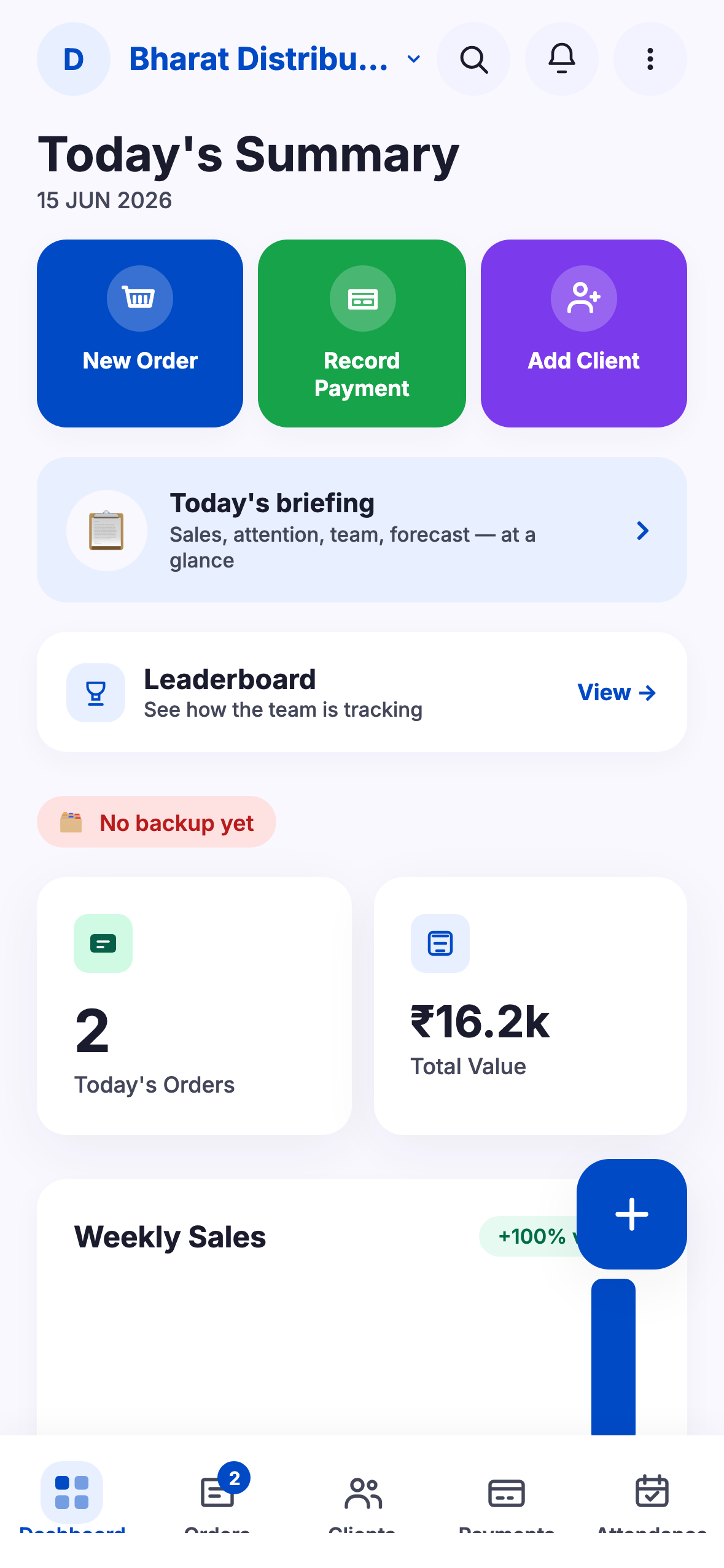 Open the day screenshot